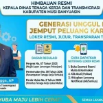 Kepala Disnakertrans Muba mengimbau pencari kerja memantau lowongan kerja resmi