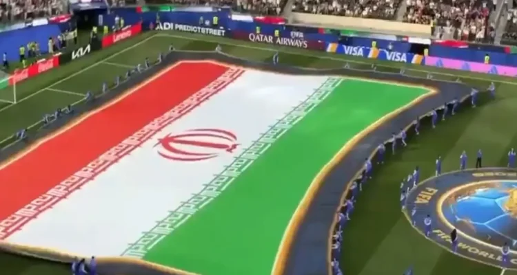 Pesan damai dari Stadion SoFi. (SUARAMUSI.ID)